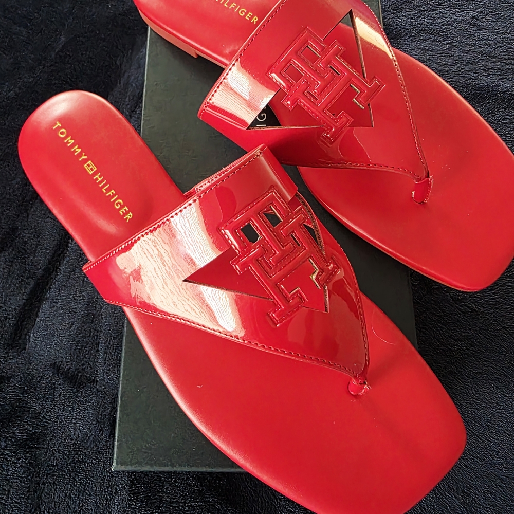 Tommy Hilfiger Women's Red Sandals